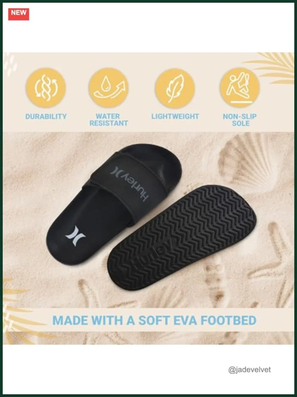 Kids NAIA Slides Adjustable Strap Slip-On Sandals EVA Footbed Shower Slides